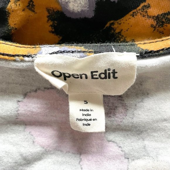 New Open Edit Off Shoulder Long Sleeve Ruched Faux Wrap Top Multi Size Small - Picture 15 of 16